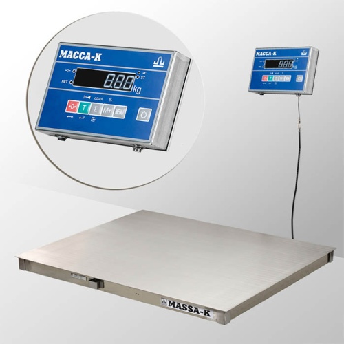 Весы платформенные 4D-PM.S-12/10AB_1000 нержавеющая сталь