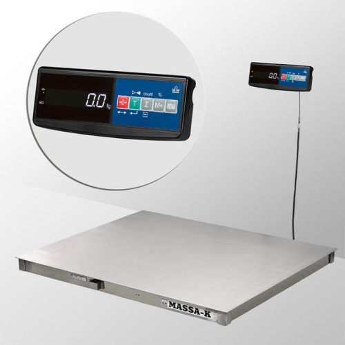 Весы платформенные 4D-PM.S-15/12A_1000 нержавеющая сталь 