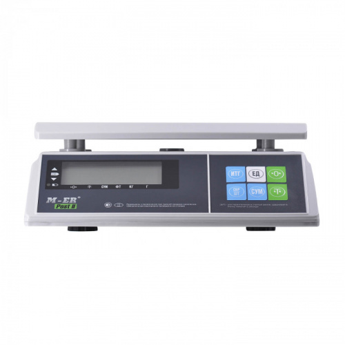 Весы M-ER 326 AFU-3.01 "Post II" LCD (двойной дисплей)